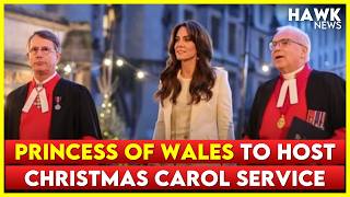 Princess Kate to Host Annual Christmas Carol Service at Westminster Abbey [upl. by Suoirtemed]