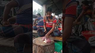 Boneless meat cutting in slice shorts butcher beef cutting viral video amazing [upl. by Annairt796]