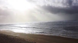 Houle Tempête Biscarrosse Plage 11012016 [upl. by Pompei20]