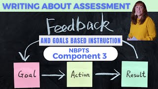 Component 3 Writing About Assessment  Feedback amp Goals based Instruction [upl. by Haile469]