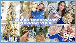 Nueva Decoración💙 Navidad 2024 compras para mi casa sala y comedor [upl. by Chassin]