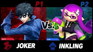 PAGE 7 HDR Goofball Joker Donkey Kong vs cuts Inkling  Winners Bracket [upl. by Nonregla]