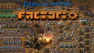 Factorio  Intel Celeron N4020 720p TEST [upl. by Sheba]