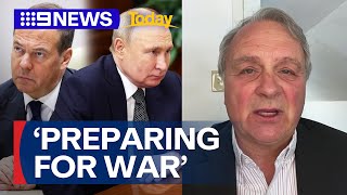 “Germany is preparing for war” claims Russian security official after leak  9 News Australia [upl. by Noiztneb193]