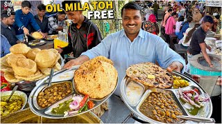 30 Rs Unique Nashta  Tandoori Chole Bhature  Punjabi Street Food India [upl. by Lal]