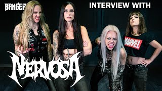 NERVOSA Interview on their new lineup and how Brazil helped shape their Blackened Thrash sound [upl. by Mal]