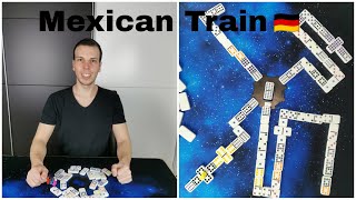 Mexican Train DEUTSCH 🇩🇪  Spielanleitung und Regeln zum Legespiel [upl. by Idna]