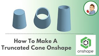 How To Create A Truncated Cone in Onshape [upl. by Rocco422]