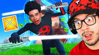 New LIGHTSABER ONLY CHALLENGE in Fortnite [upl. by Ilujna]