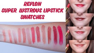 Revlon Super Lustrous Lipstick Swatches new shades [upl. by Unity]