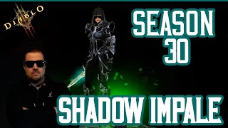 Diablo 3  Season 30  ShadowImpale Dämonenjäger [upl. by Enyawud761]