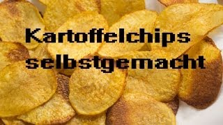 Kartoffelchips selbstgemacht schnell einfach knusprig [upl. by Perceval]