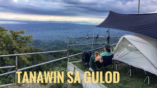 Tanawin sa Gulod  Mobi Garden cot tent  Overlooking Camp site [upl. by Aylsworth]