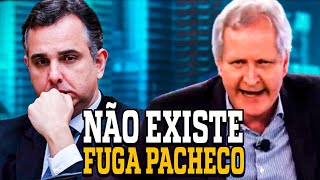 OLHA O QUE AUGUSTO NUNES FEZ COM PACHECO AO VIVO [upl. by Refeinnej]