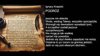 Ignacy Krasicki  PODRÓŻ [upl. by Llerrut969]