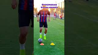 👽⚽Messini Dribbling 💫 Aldab oʻtishini oʻrganamiz messi football dribbling training [upl. by Jevon]