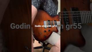 Godin xtsa with Roland GR55 [upl. by Aihsemot232]