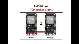 3  ESP IDF 50  TCP Socket Client on ESP32 [upl. by Alamap]