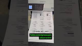 Todos os pedidos sendo impressos e colocados na mirra ato profético para sua vida amor oração [upl. by Kazmirci]