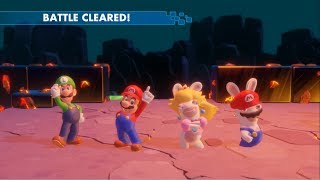 Mario  Rabbids Kingdom Battle Playthrough Part 24 EXTRA 13  Lava Pit Coop Challenges 2 [upl. by Ymmot]