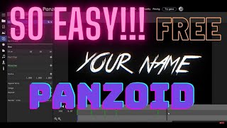 How to Create Intro In Panzoid 4K 60fps [upl. by Ballman]