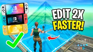 How To EDIT FASTER on Fortnite Nintendo Switch Chapter 2 REMIX [upl. by Solegnave]