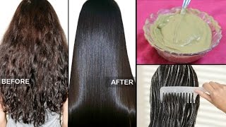 How to straighten Hair Naturally at home within 15 minutes  100 Works  3 Ingredients [upl. by Sherrard]