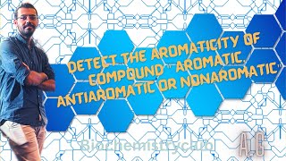 Detect the Aromaticity of compound quot aromatic antiaromatic or nonaromaticquot in Aromatic Chemistry [upl. by Anwahsit]