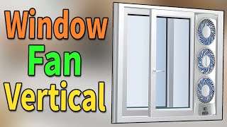 Top 3 Best Window Fan Vertical  Narrow Window Fan  Extra Long Window Fan [upl. by Anelat579]