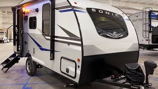 2022 Venture RV Sonic Lite SL150VRK Travel Trailer Quick Tour [upl. by Adiraf]