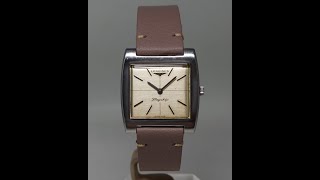 c1971 Longines Flagship mens vintage manual wind watch Model reference 768618 [upl. by Hadias]