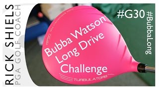 BUBBA WATSONS PING G30 DRIVER CHALLENGE [upl. by Anilev912]