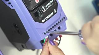 Connecting and commissioning an Invertek Drives Optidrive E3 variable frequency drive [upl. by Aratas800]