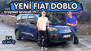 Yeni Fiat Doblo ilk sürüş 2023  Enişteler yeni Dobloyu sevecek mi [upl. by Goss]