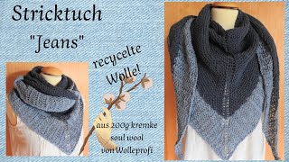 Stricktuch quotJeansquot  200g 600LL kremke reborn Jeans [upl. by Depoliti]