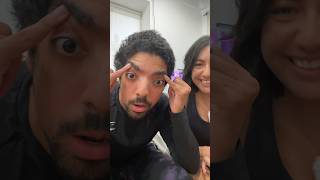 Eye filter prank on boyfriend 🤣🤣 prank coupleprank funny couplecomedy shorts [upl. by Agnola464]