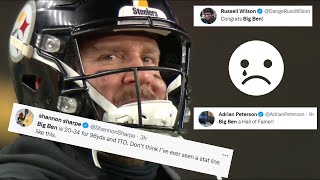 NFL reacts to Ben Roethlisbergers possibly last game at Heinz Field  Steelers vs Browns [upl. by Gable]