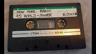 New York Radio 95 WPLJ Power 19860708 [upl. by Nnylsoj]