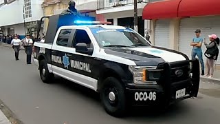 Ocotlan Jalisco  Desfile 20Nov2022  Policía Municipal y Bomberos [upl. by Darleen]