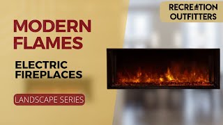 Modern Flames  96 Inch Landscape Pro Slim BuiltIn Electric Fireplace  LPS9614 [upl. by Marpet]