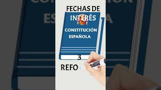 Constitución Española Fechas de interés II [upl. by Laertnom161]