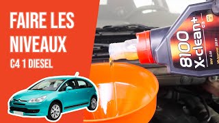 Faire ses niveaux Citroën C4 1 20 HDi 📏 [upl. by Parry]