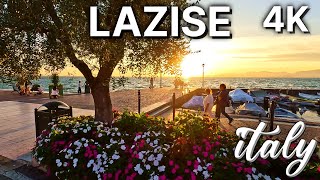 LAZISE  Lake Garda  Complete Tour 4K  Lago di Garda 2023  Italy [upl. by Laikeze]