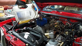 1985 Mercedes 300CD  Part 6 General Maintenance Fluids and Filters [upl. by Bridwell]