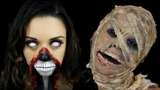 MUMMY MAKEUP TUTORIAL MAQUIAGEM ARTÍSTICA [upl. by Pope]