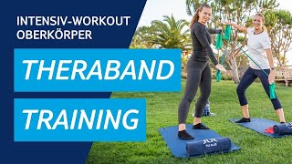 Theraband Übungen Teil 3  Intensives Oberkörpertraining [upl. by Entsirhc]