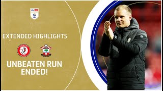 UNBEATEN RUN ENDED  Bristol City v Southampton extended highlights [upl. by Ideih]