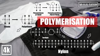 Polymerisation  Addition Polymerisation and Condensation Polymerisation [upl. by Akemal]