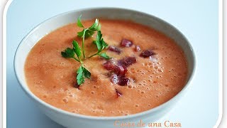 Gazpacho Andaluz Receta auténtica de la Abuela María [upl. by Siravat261]