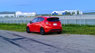 Fiesta ST s280 turbo soundIn engine bay [upl. by Nodnalb969]